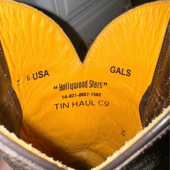 Tin Haul ‘Hollywood Stars’ Cowboy Boots - Picture 2 of 3